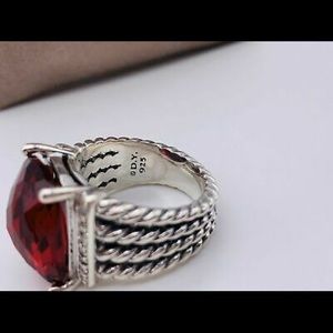 David Yurman Jewelry - David Yurman Garnet 16x12mm Wheaton Ring David Yurman Jewelry - David Yurman Garnet 16x12mm Wheaton Ring